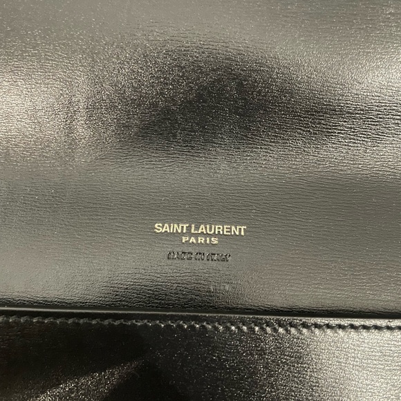 Saint Laurent Men's Leather Document Holder Briefcase - Picture 5 of 10